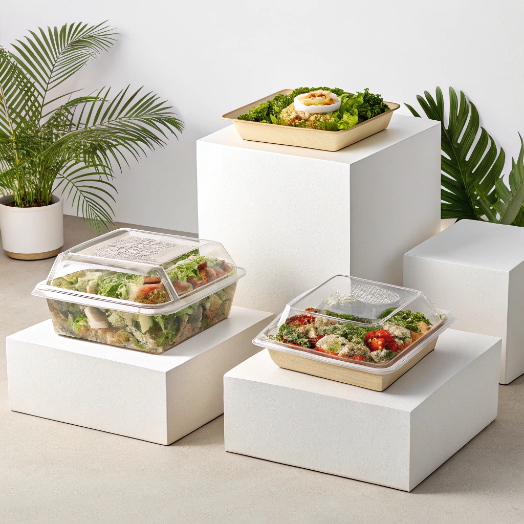 Salad Boxes with Clear Lid Printing &amp; Packaging
