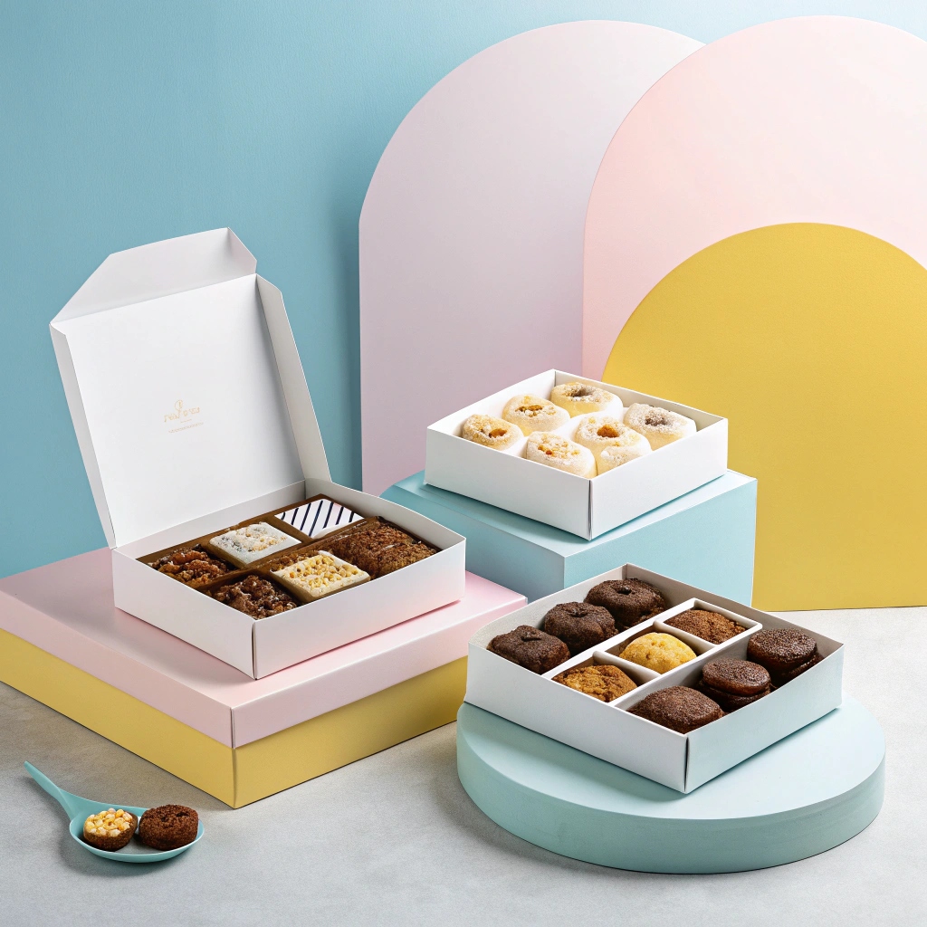 Takeaway Dessert Boxes (Brownies, Cakes, etc.) Printing &amp; Packaging