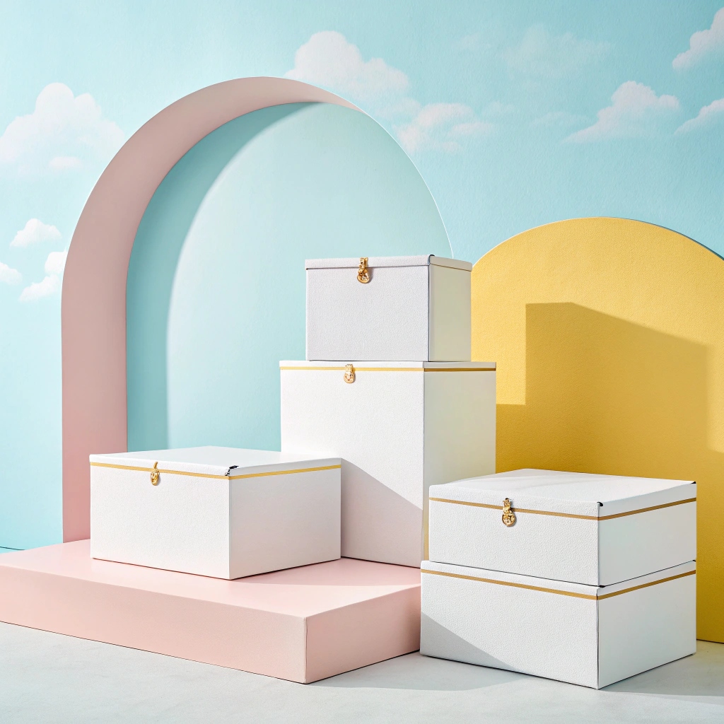 White Flat Pack Box Printing &amp; Packaging