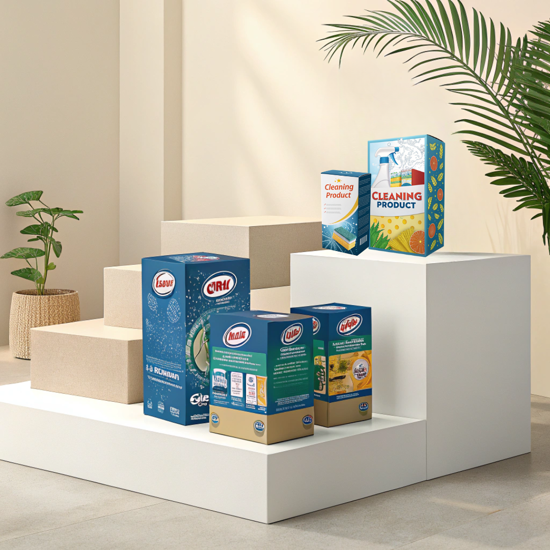 Kraft Multi-Pack Cleaning Box Printing &amp; Packaging