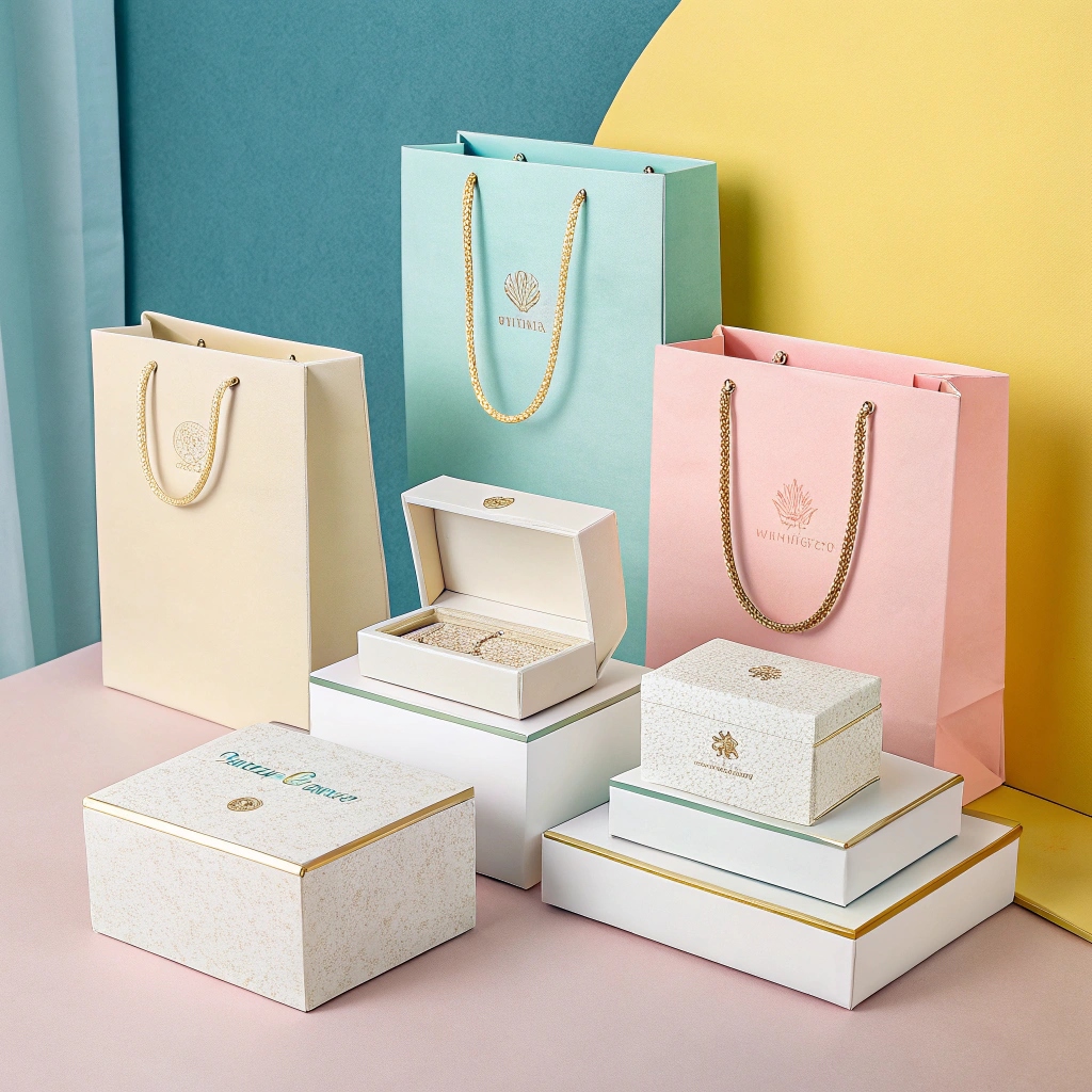 Recyclable Paper Bag with Rope Handle or Die-Cut Handles Printing &amp; Packaging