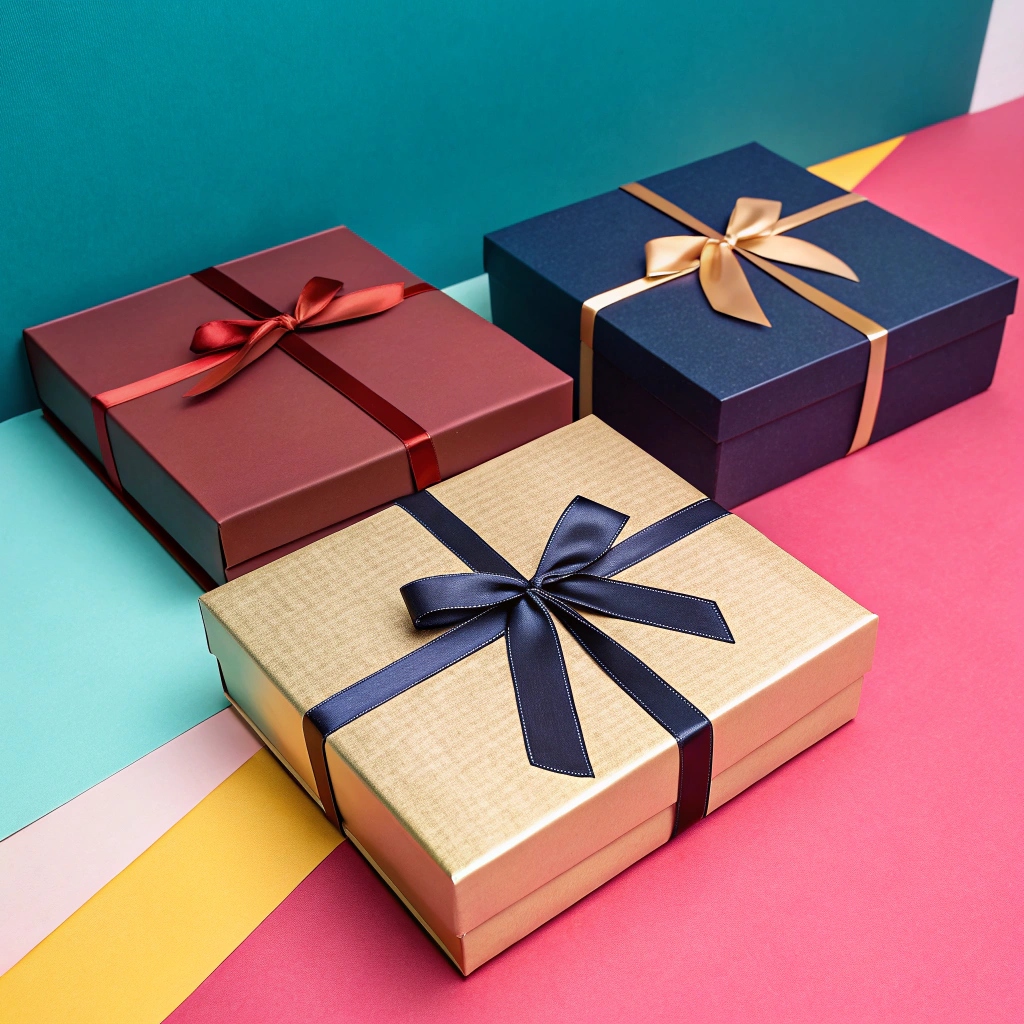 Rigid Boxes with Ribbon Closure Printing &amp; Packaging