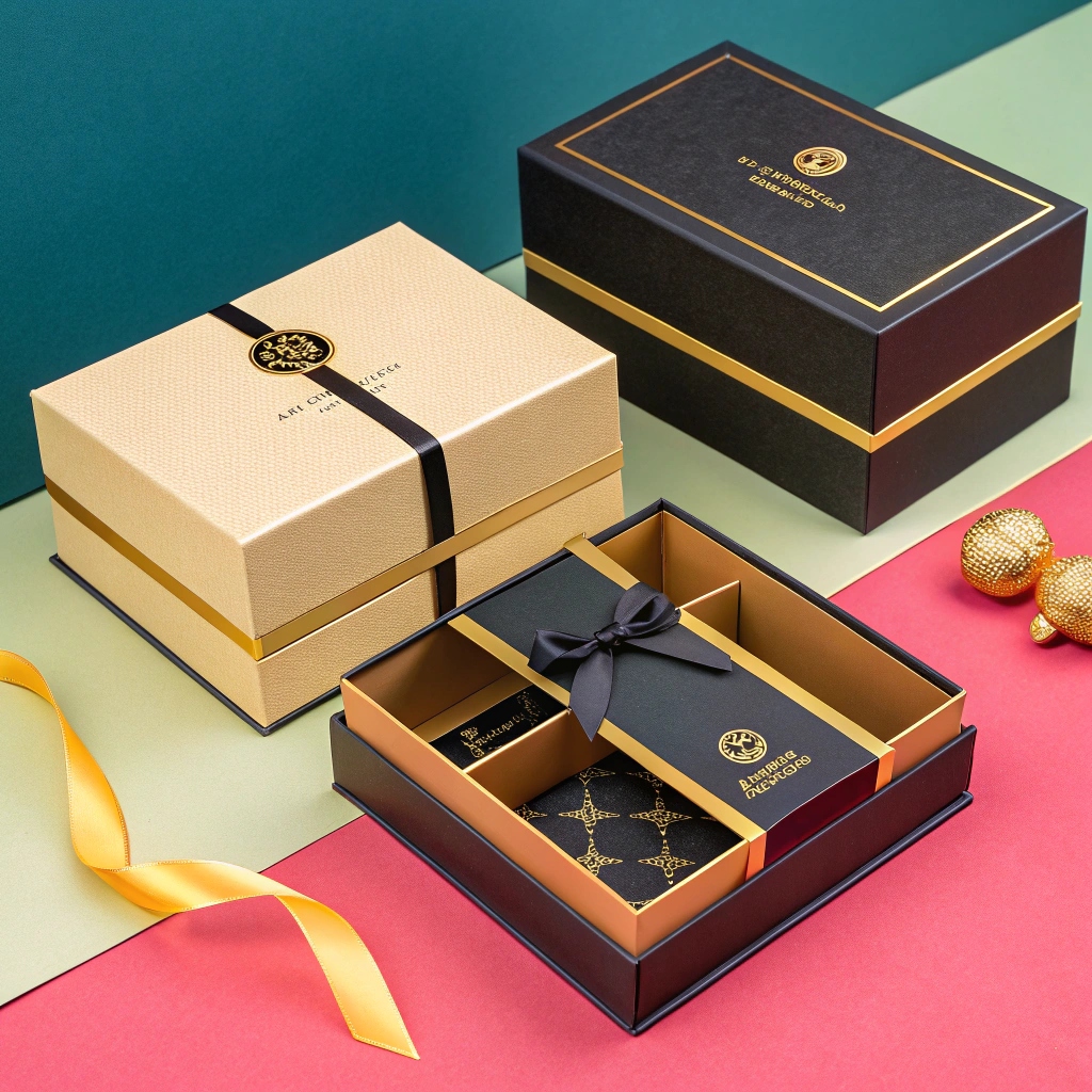 Rigid Boxes with Magnetic &amp; Ribbon Combo Printing &amp; Packaging