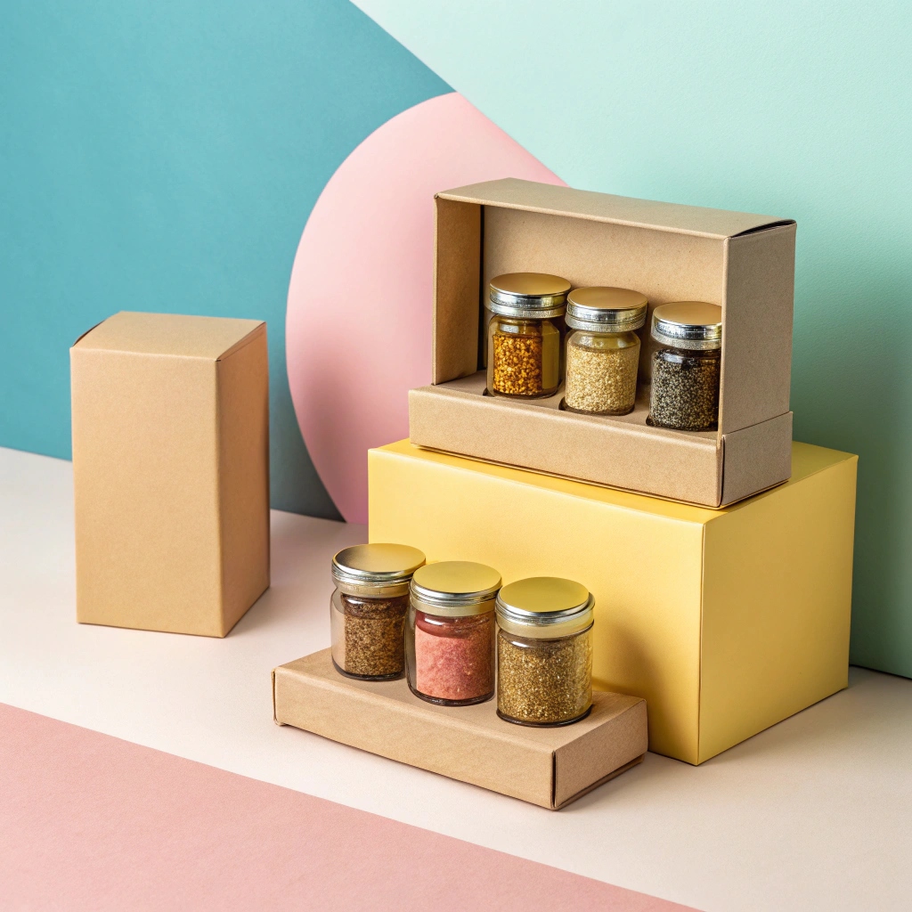 Eco-friendly Kraft Spice Boxes Printing &amp; Packaging
