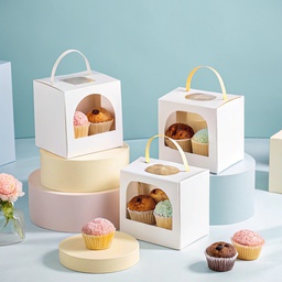 Muffin Boxes with Handle or Window Printing &amp; Packaging