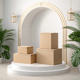 Kraft Flat Pack Box Printing &amp; Packaging