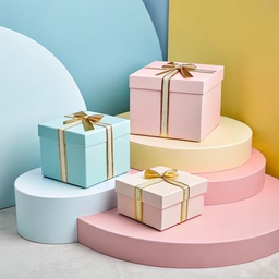 Gift Box with Ribbon Closure Printing &amp; Packaging