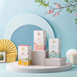 Luxury Tea Boxes with Foil Stamping Printing &amp; Packaging