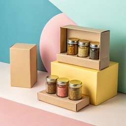 Eco-friendly Kraft Spice Boxes Printing &amp; Packaging